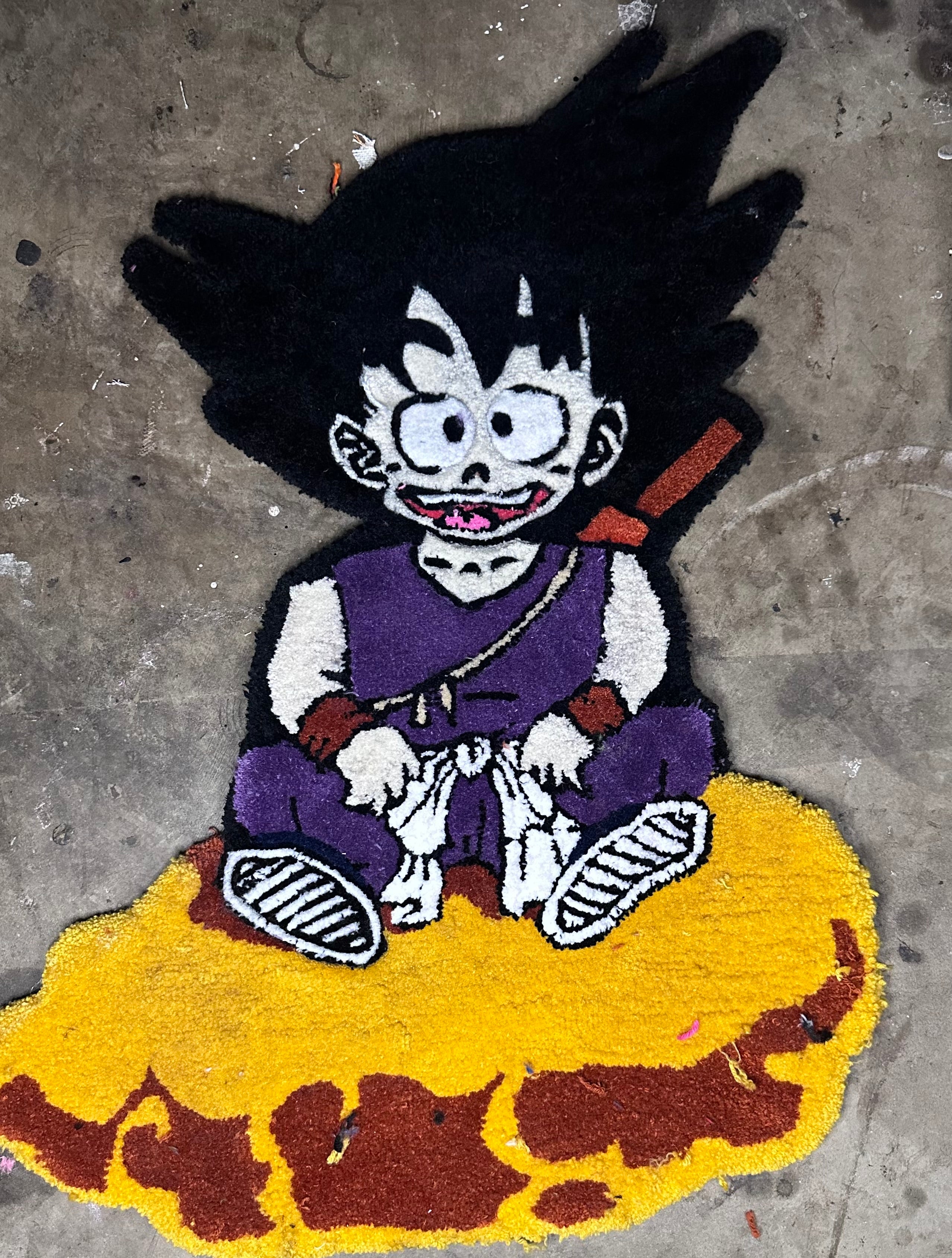In Process: 'Baby Goku' Rug