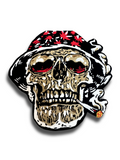 Smoking Skull Rug